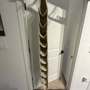 Floral Hanging Shoe Organizer